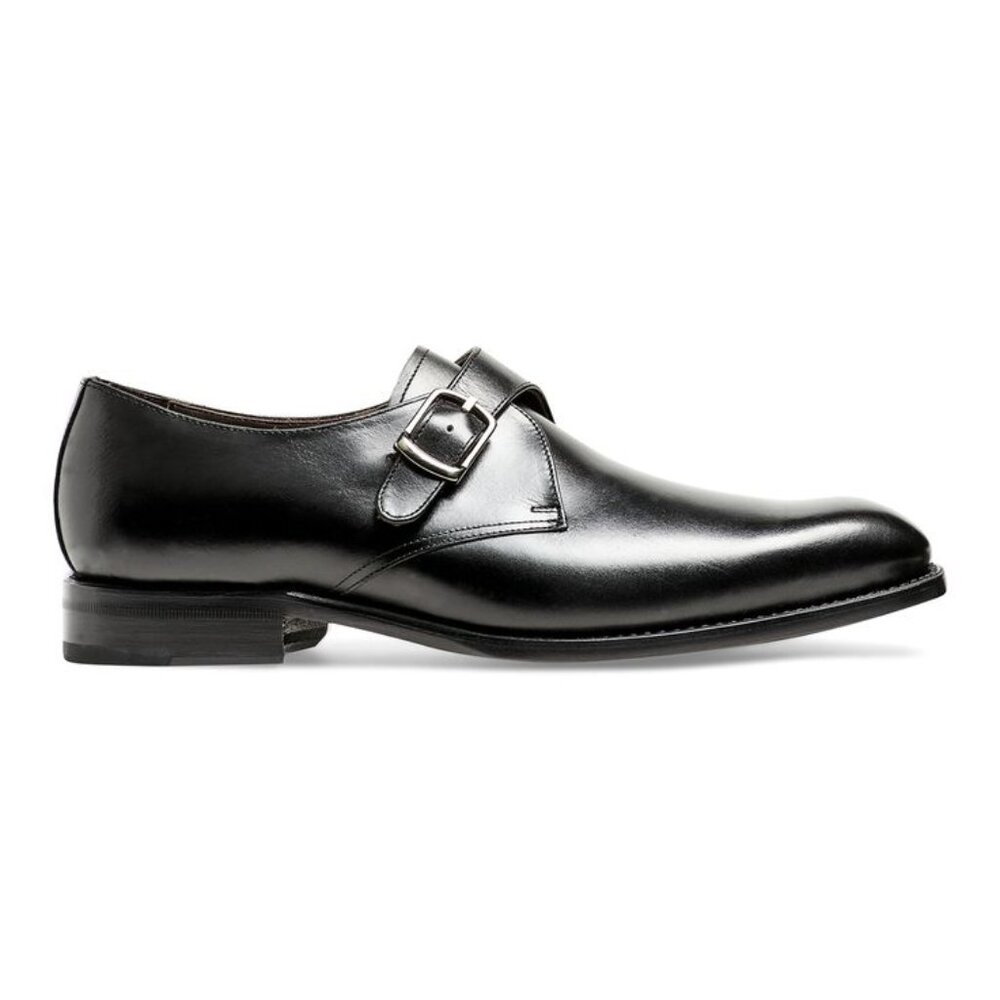 Anthony Veer "Cali" Black Monk Strap Shoes (Size 11.5)